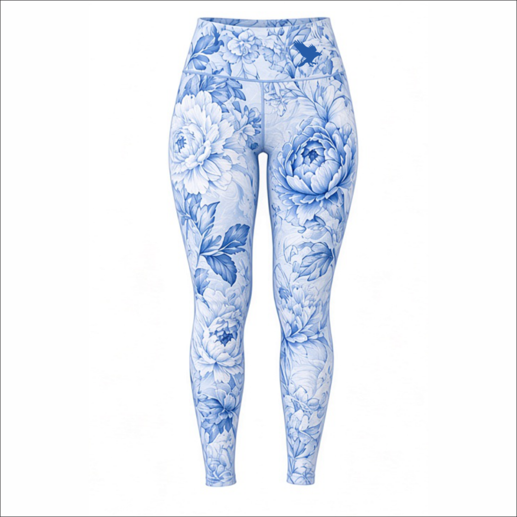 CrowCrew leggings Blue Floral